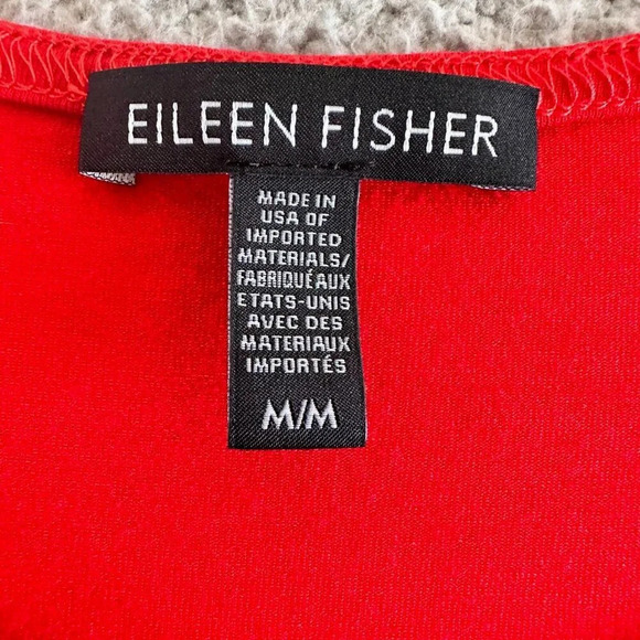 Eileen Fisher Tunic Long Sleeve Side Slits Straight Hem - Picture 6 of 16